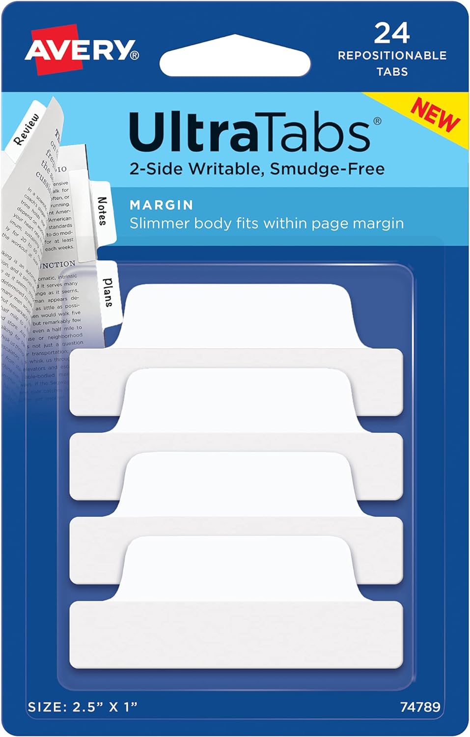Drumhead Horror Font Mini Tab Labels Sticker Sheet