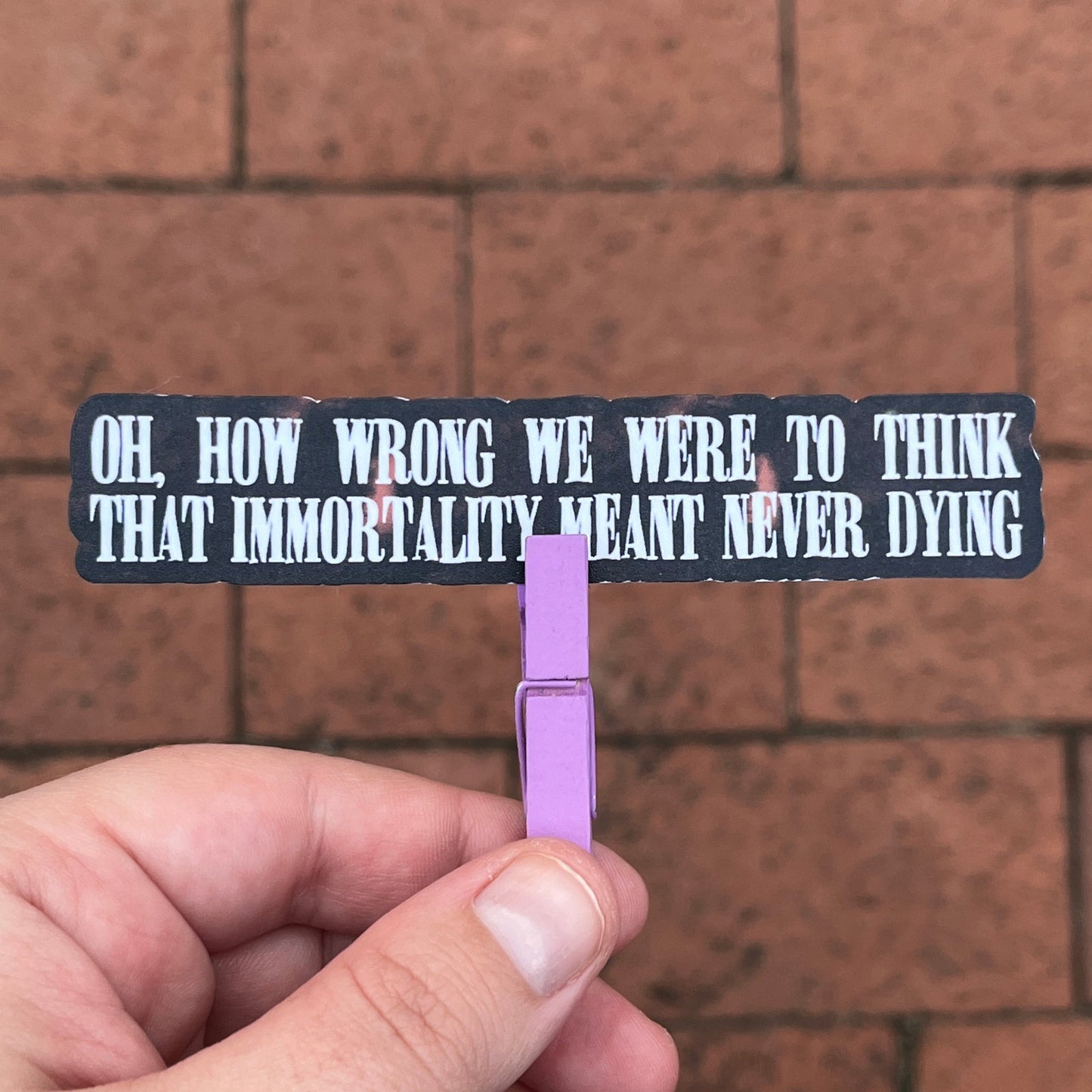 MCR Bullets Quotes Vinyl Stickers
