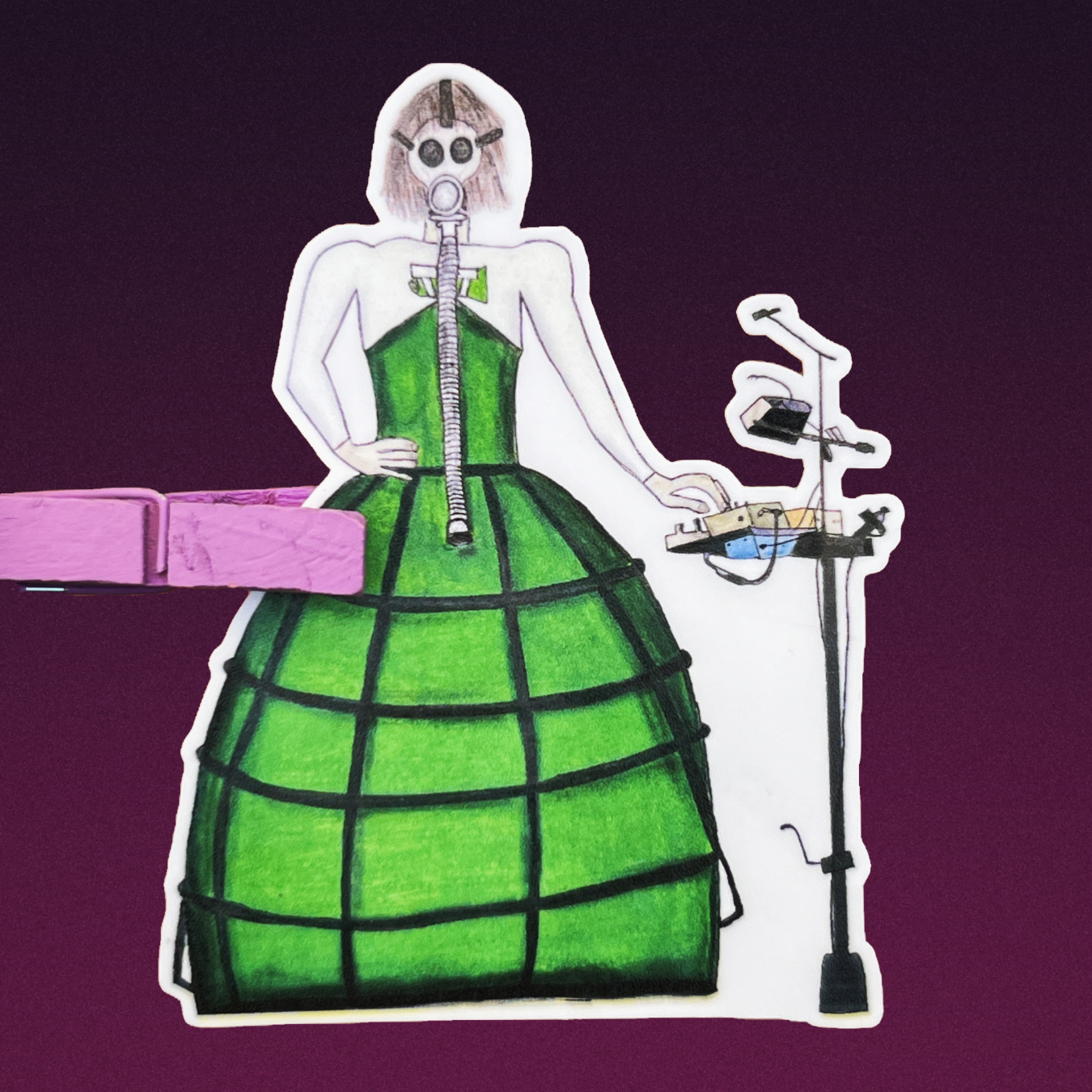 Mother Cheerard Vinyl Sticker