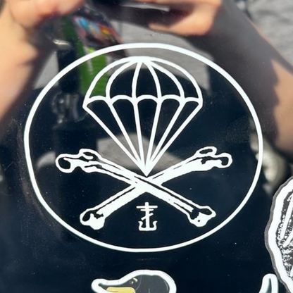 Parachutes Permanent Vinyl Decals