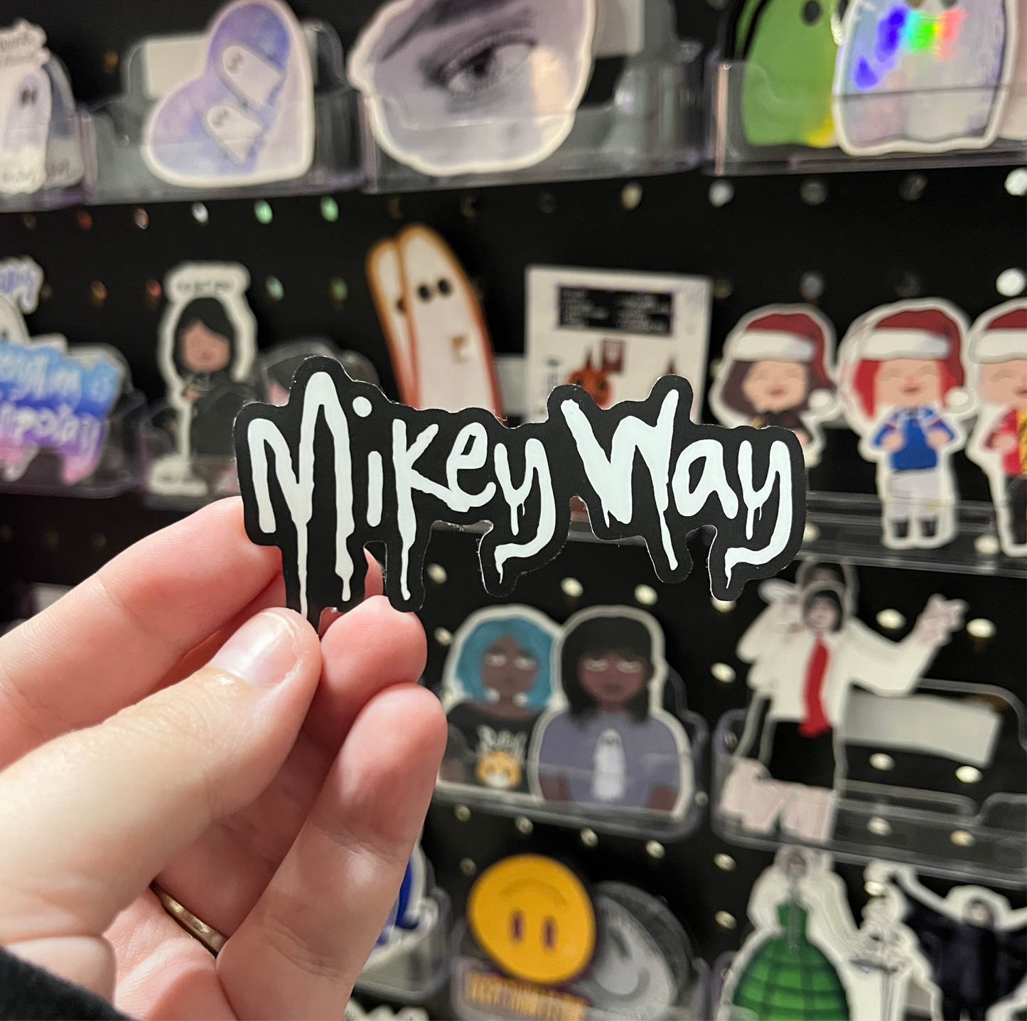 Mikey Way “Drumhead” Vinyl Sticker