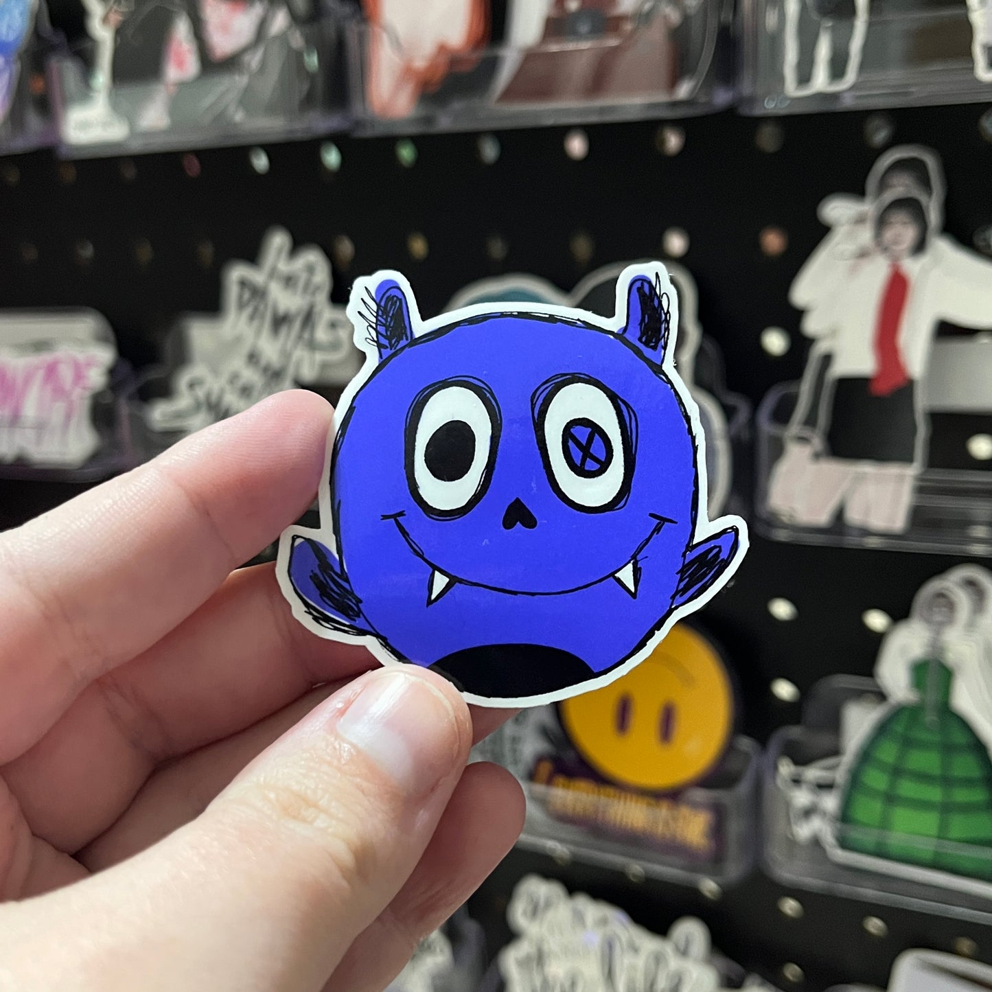 Cute Spooky Monster Vinyl Sticker