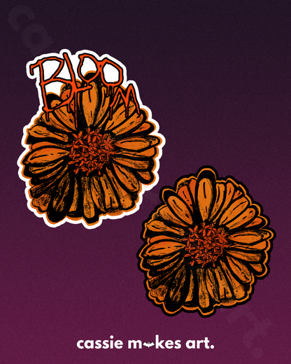 Flower Vinyl Stickers