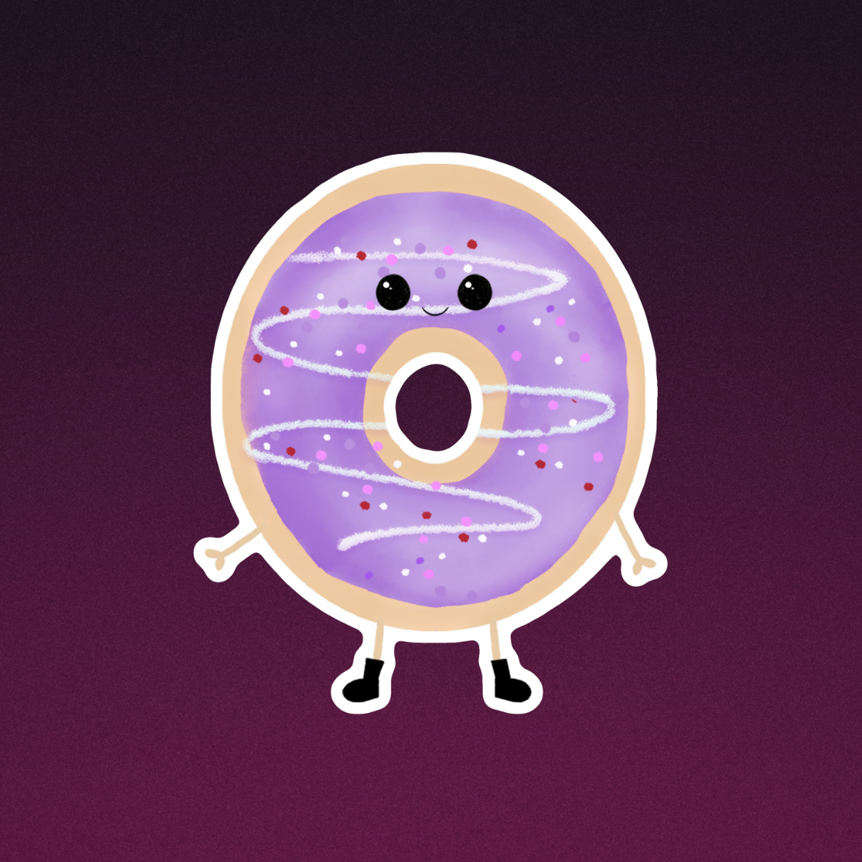 Cute Donuts Vinyl Stickers