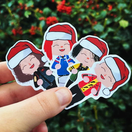 Santa Killjoys Vinyl Stickers