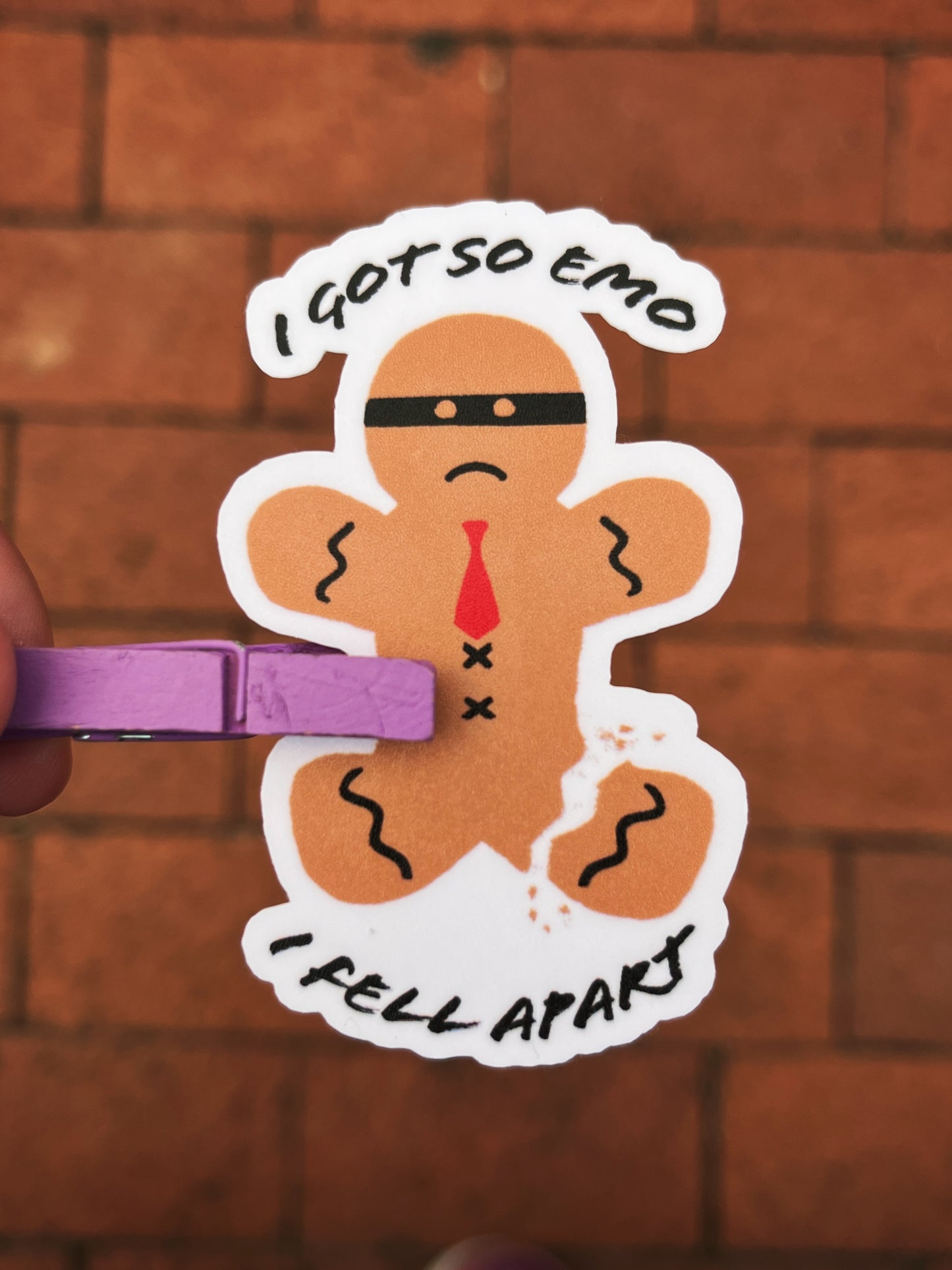 Emobread Man Vinyl Stickers