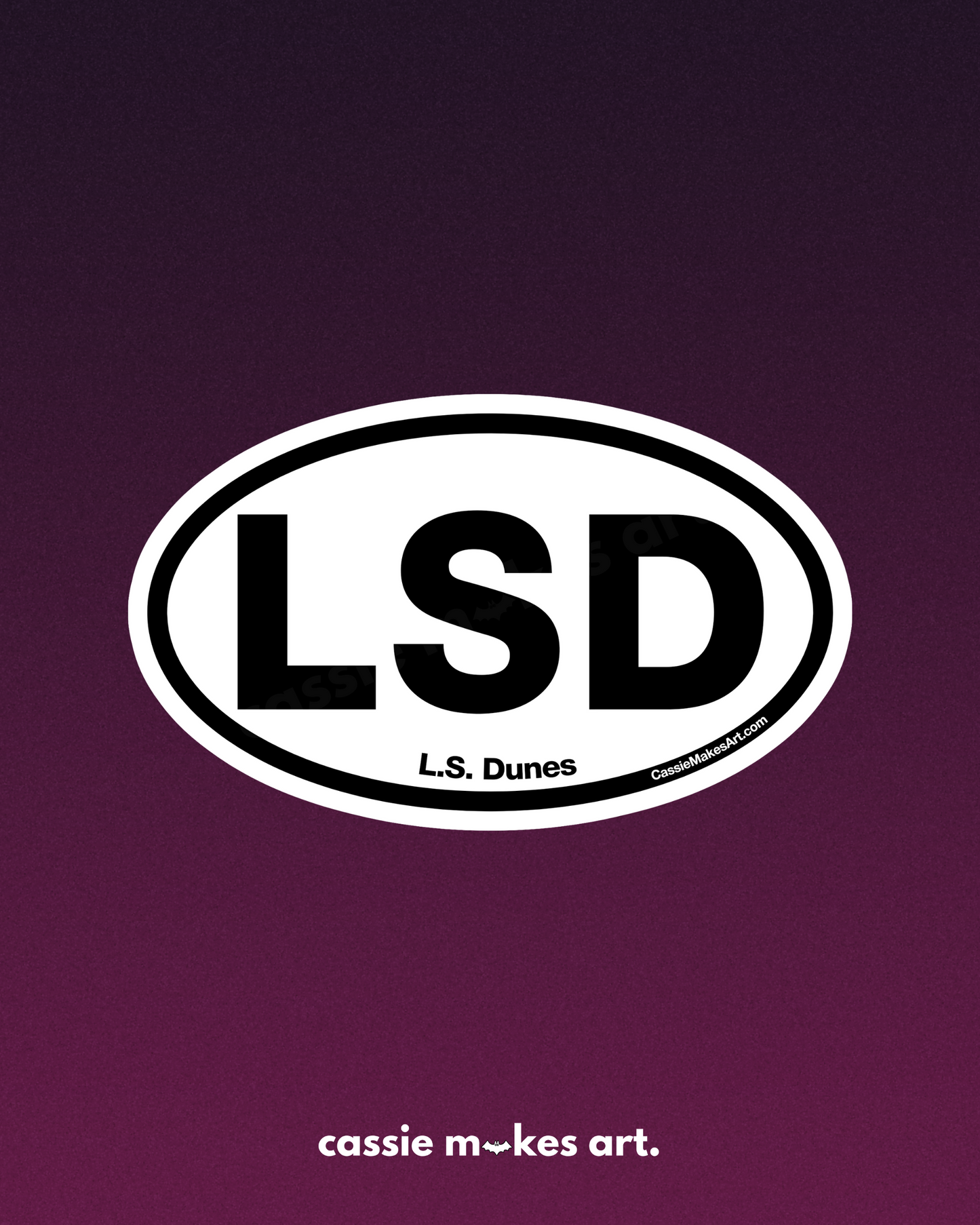 LSD "State" Bumper Sticker