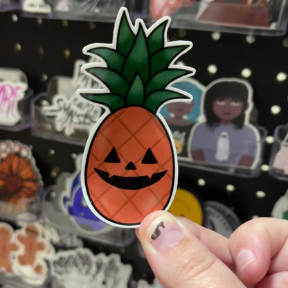 Spooky Pineapple Vinyl Sticker