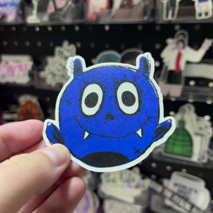 Cute Spooky Monster Vinyl Sticker