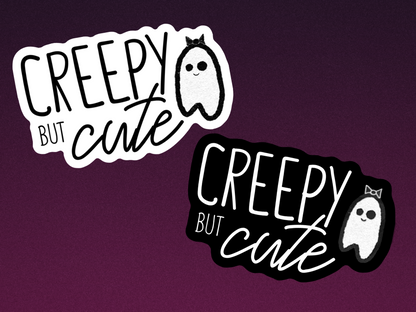 Creepy But Cute Vinyl Sticker